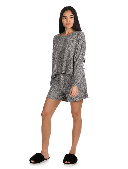 Hacci Matching Short and Long Sleeve Pajama Set