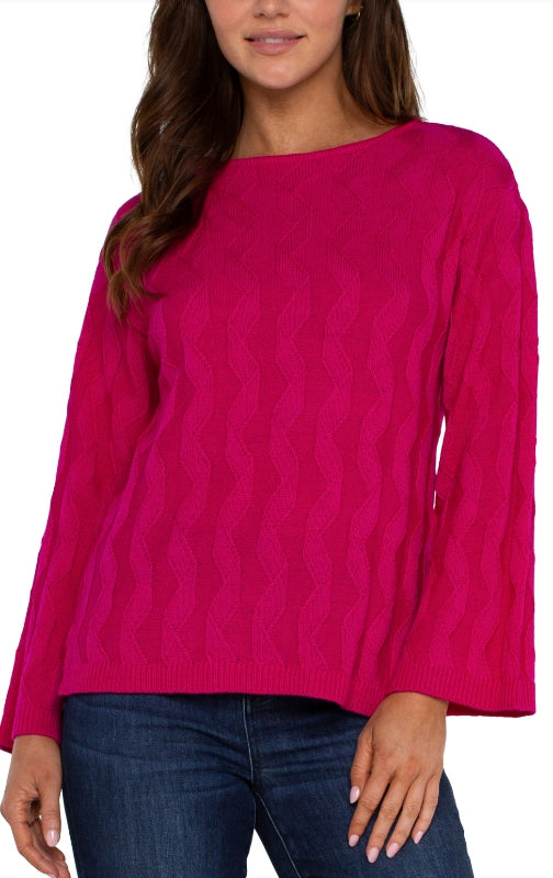 Long Sleeve Boatneck Sweater