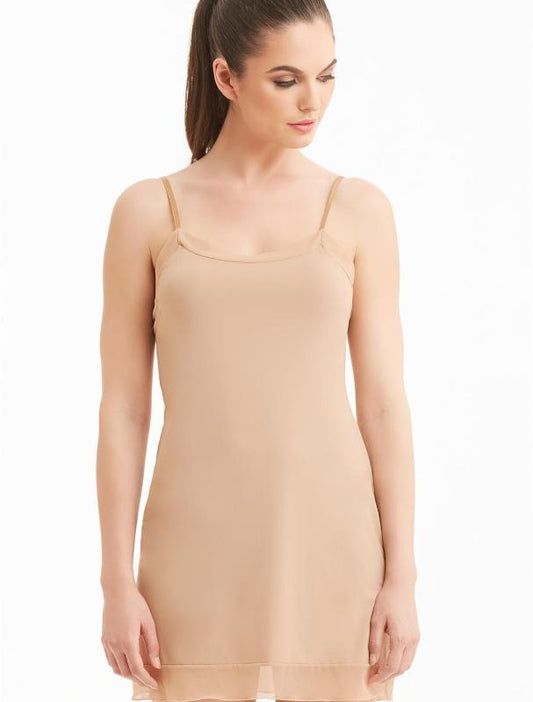 Round Neck Mid-Thigh Slip